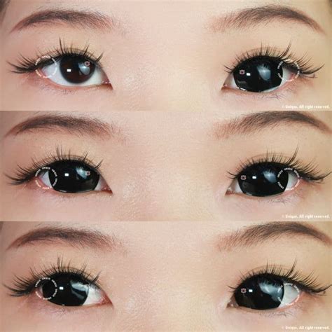 Sweety Mini Sclera Lens Black Titan in 2023 | Cosplay contacts, Drawing base, Cute eye makeup