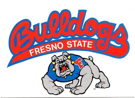 Bulldogs Fresno State Postcard California University Fresno Mascot ...