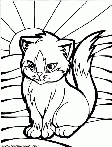 27+ Beautiful Image of Coloring Pages Of Cats - entitlementtrap.com | Kittens coloring, Animal ...