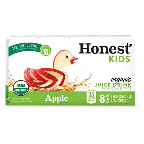 Honest Kids Organic Apple Juice Drink - 8pk/6 Fl Oz Box - Walmart.com ...