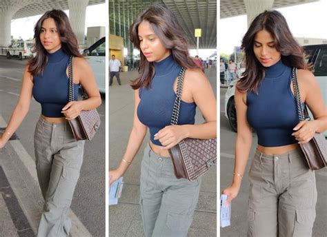 Suhana Khan is the trendiest fashionista on our radar wearing crop top ...