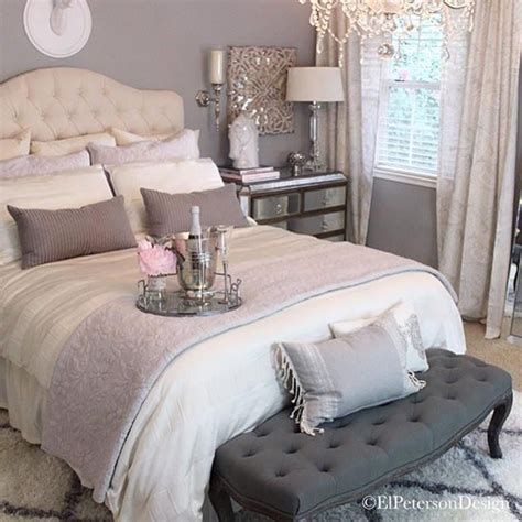 Cozy Romantic Relaxing Bedroom Color Ideas 4 | Chic bedroom, Bedroom design, Bedroom makeover