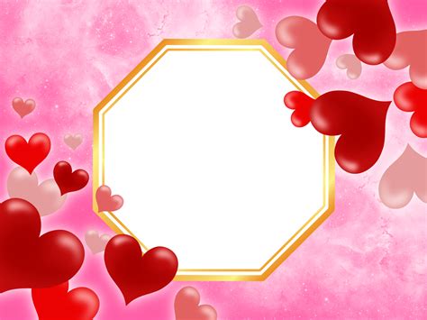 Valentines Day Frame Background 16583182 PNG