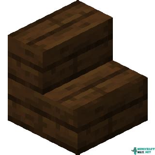 Dark Oak Stairs | How to craft dark oak stairs in Minecraft | Minecraft Wiki