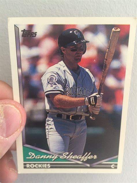 Danny Sheaffer 1994 Topps – Sully Baseball Card of the Day for August 22, 2017 – Sully Baseball