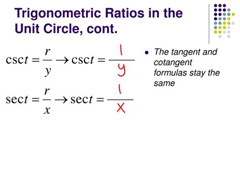 PPT - Trigonometric Ratios in the Unit Circle PowerPoint Presentation ...