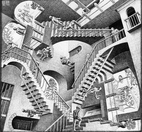 Relativity by M.C. Escher - Facts & History of the Painting