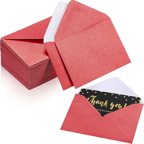 Amazon.com : Mini Envelopes - 100-Count Bulk Gift Card Envelopes, Gold ...