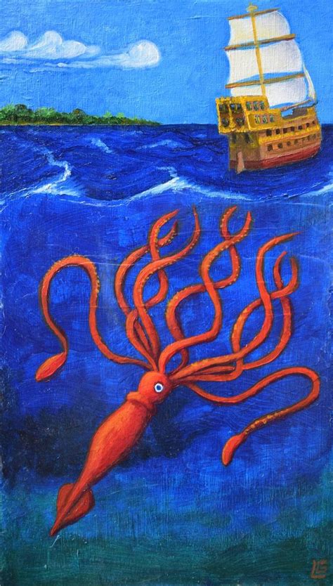 Giant Squid Painting