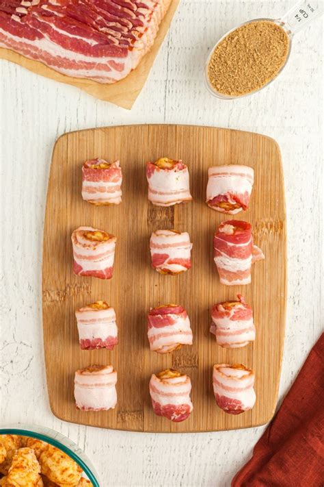 Air Fryer Bacon Wrapped Tater Tots | Air Frying Foodie