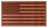 American Flag | Dust City Wood Stickers