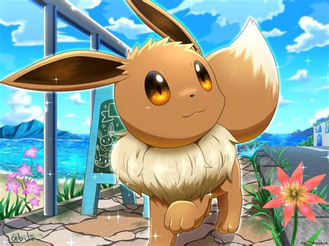 Eevee Is Walking HD wallpaper download