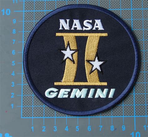 NASA GEMINI 2 Mission Patch sew on embroidery