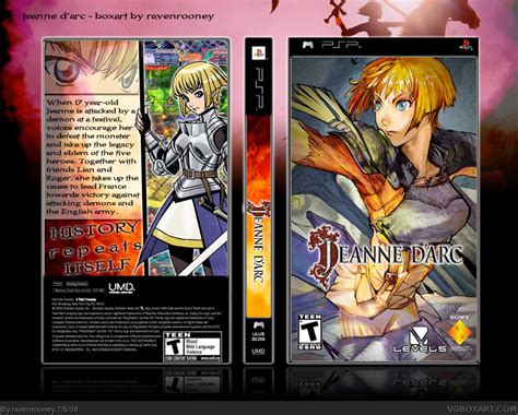 Jeanne D'Arc PSP Box Art Cover by ravenrooney