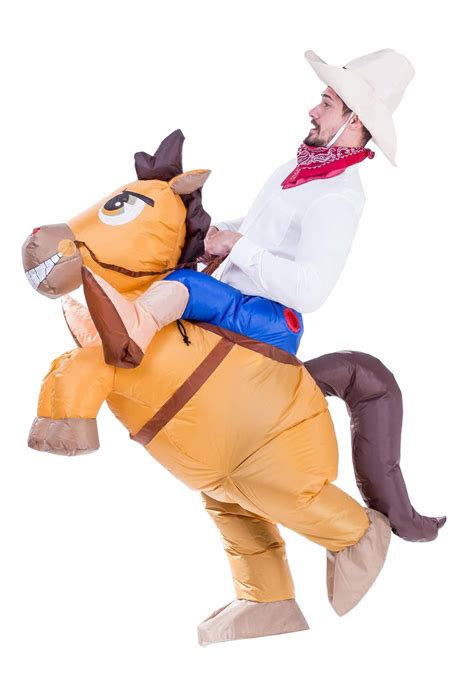 Adult Inflatable Ride-On Horse Costume