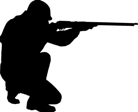 SVG > gun soldier - Free SVG Image & Icon. | SVG Silh