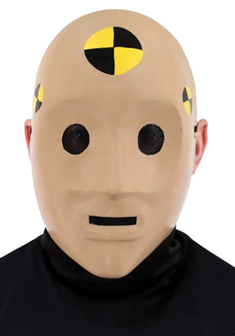 Crash Test Dummy Adult Mask | Adult Halloween Masks