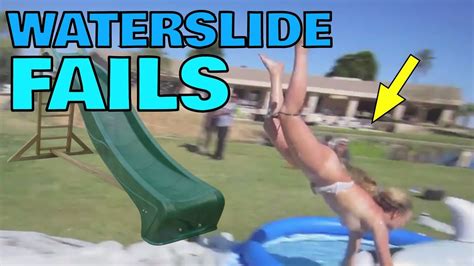 Waterslide Fails || Funny Weekly Compilations - YouTube