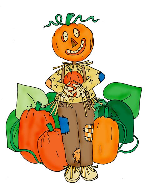 Free Dearie Dolls Digi Stamps: Scarecrow Pumpkinhead