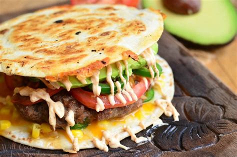 Quesadilla Burger - Will Cook For Smiles