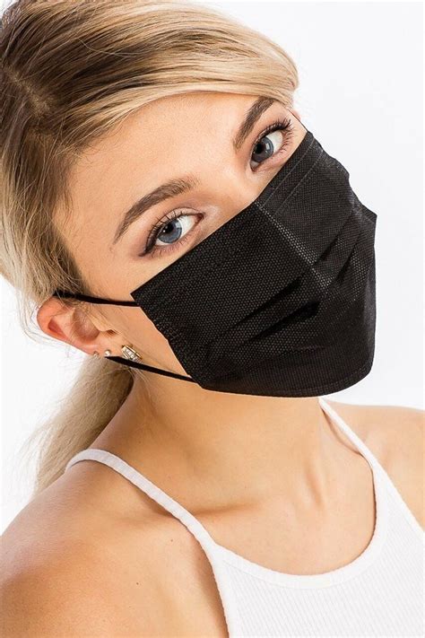 Disposable Surgical Face Masks Black 10 Pack - Beauty Couture Ireland