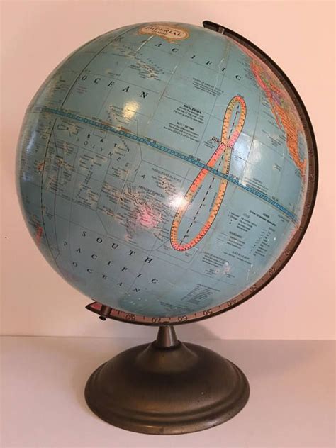 Imperial GLOBE Vintage Rotating Map of the World | Globe, Vintage, Etsy