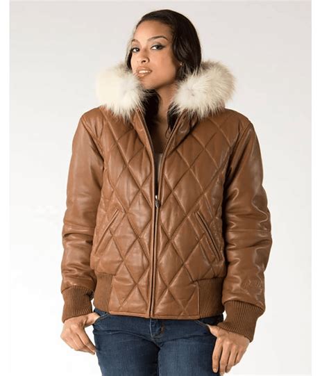 Pelle Pelle Fur Hoods Brown Leather Jacket - PellePelle