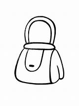 Handbag coloring pages sketch template