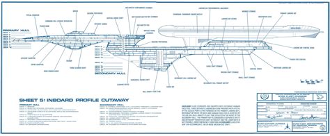 Star Trek Excelsior Class Blueprints Schematics