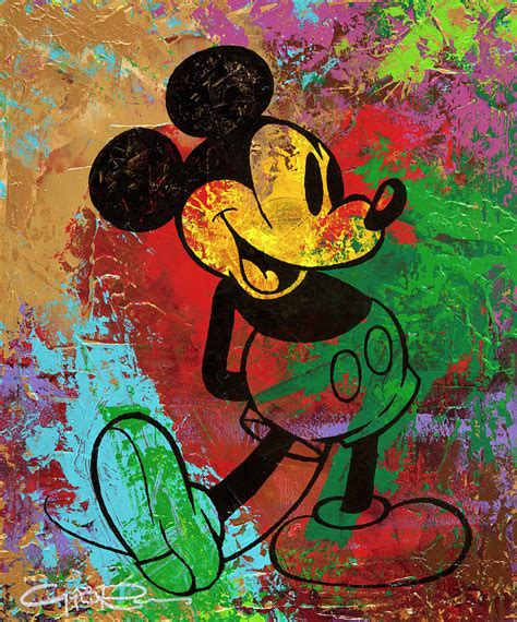 Mickey Mouse #2 Painting by Guy Roames - Fine Art America