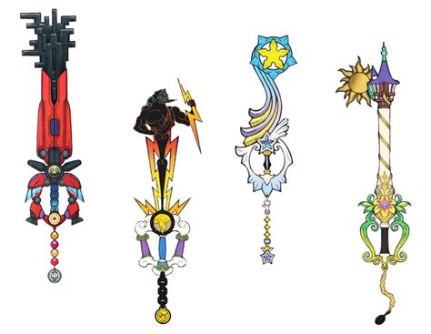 Keyblades Concept Artwork - Kingdom Hearts III Art Gallery