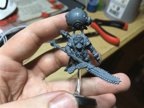 I kitbashed a weapon for the leader of the group of Skywardens I'm making. : ageofsigmar