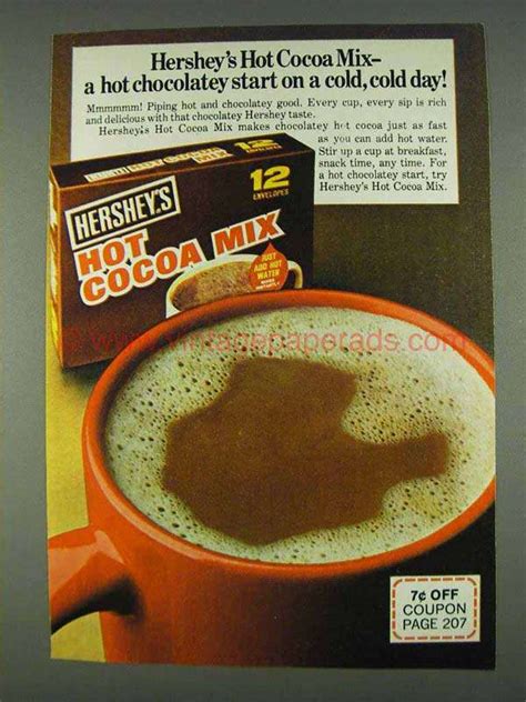 1978 Hershey's Hot Cocoa Mix Ad - Cold, Cold Day-DJ0832