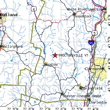 Proctorsville, Vermont (VT) ~ population data, races, housing & economy