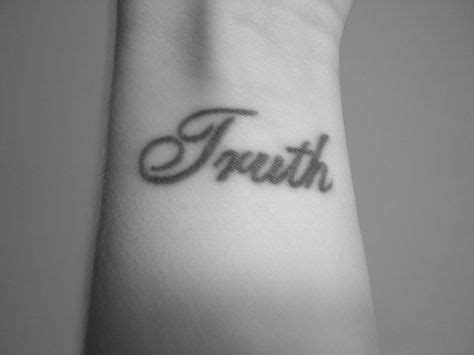 25 Best Truth Tattoo Designs For Women images | Truth tattoo, Tattoo ...