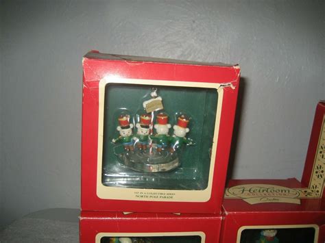 Carlton Cards Heirloom 1988-92 Christmas Ornaments 9 Lot vintage - Other