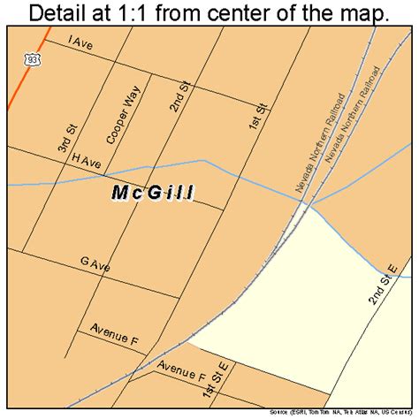 McGill Nevada Street Map 3244200