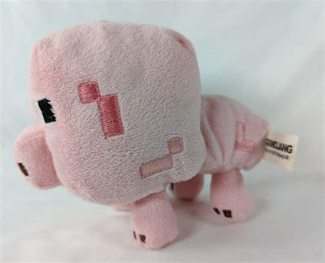 Mojang Minecraft Pink Pig 6" Plush Stuffed Toy Animal | #3903139290