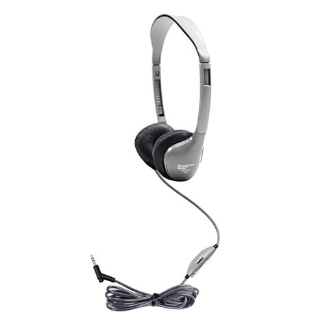 Personal Stereo/Mono Headphones with leatherette Ear Cushions, with Volume Control - HECMS2LV ...