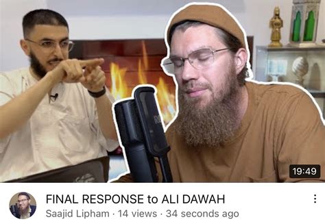 Saajid Lipham on Twitter: "FINAL RESPONSE to ALI DAWAH https://t.co/jbcEBz607R https://t.co ...