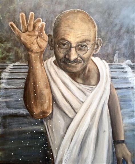 Gandhi the Original Salt Bae. Salt March Bae. | Etsy