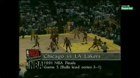 NBA FINALS 1991 Game 5 Los Angeles Lakers vs Chicago Bulls 12/06/1991