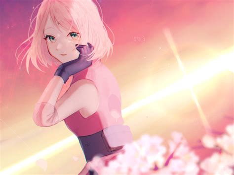 Download Sakura Haruno Beautiful Fan Art Wallpaper | Wallpapers.com