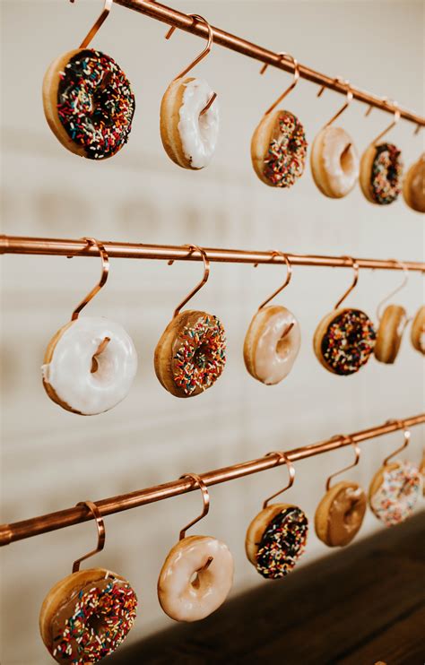 Donut Display by Pear Tree! | Donut display, Wedding donuts, Donut wall