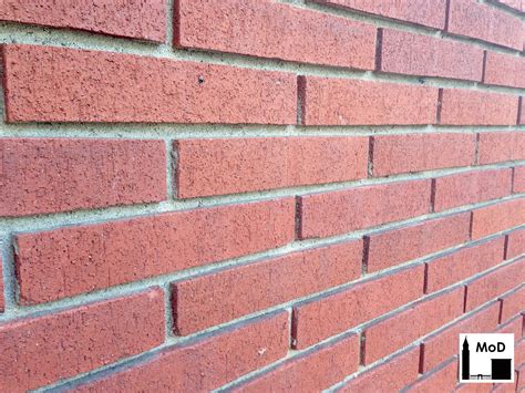 Recessed mortar on a brick wall dating to the 1950s, Denver. Brick Masonry, Masonry Wall, Square ...