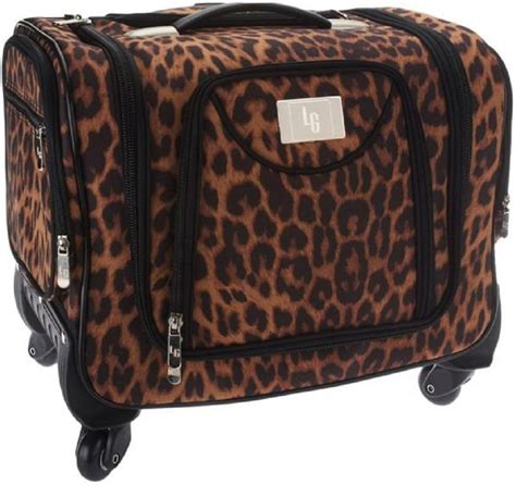 Amazon.com | Weekender Bag with Snap-In Toiletry Case by Lori Greiner - Leopard | Luggage ...