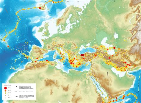 Seismic hazard map of Europe and Middle East [2598x1908] : MapPorn