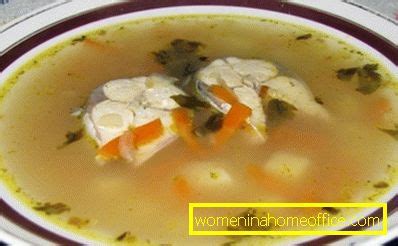 Fresh-frozen mackerel fish soup - Women's magazine