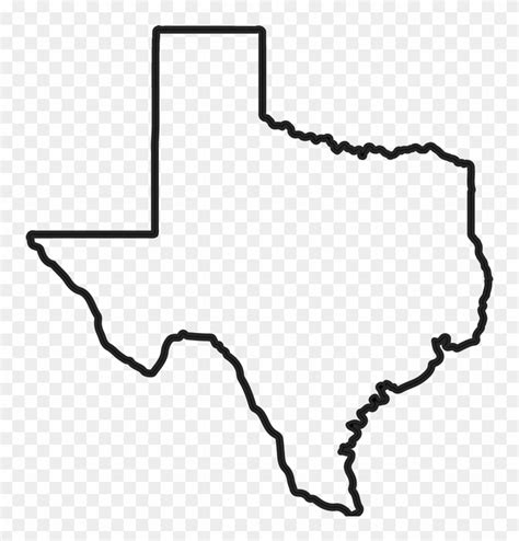 Texas Outline Transparent - Texas State Outline Png - Free Transparent ...