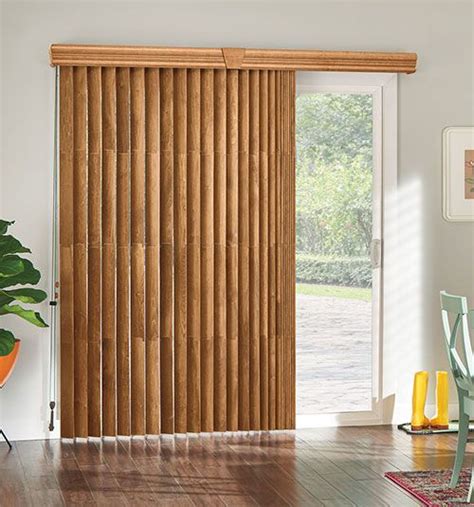 Bali® Northern Heights Wood Vertical Blinds | Sliding door blinds ...